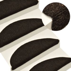 Pood24 isekleepuv trepivaip, 5 tk, tumepruun, 56 x 17 x 3 cm, aastehnika