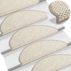 Pood24 isekleepuv trepivaip, 15 tk, 65x21x4 cm, beež