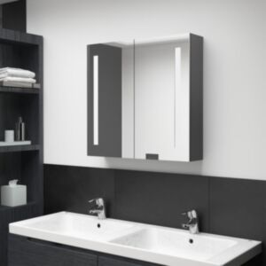 Pood24 LED vannitoa peegelkapp, hall, 62 x 14 x 60 cm