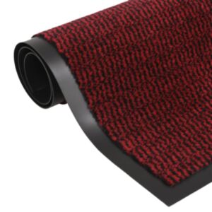 Придверный коврик U24, с меховой поверхностью, 60 x 150 см, красный
