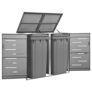 U24 nojume divām tvertnēm 138x77,5x115,5 cm, nerūsējošais tērauds