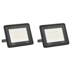U24 LED prožektors 2gab, 50 W, auksti balts