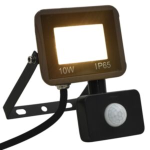 LED prožektors ar U24 sensoru, 10 W, silti balts