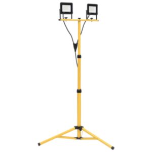 Pood24 statiiviga LED prožektor, 2 x 50 W, soe valge