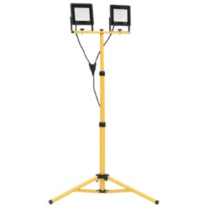Pood24 statiiviga LED prožektor, 2 x 50 W, külm valge