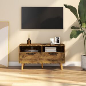 U24 TV skapis, kūpināts ozols, 90 x 40 x 48,5 cm, skaidu plātne