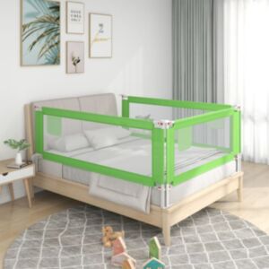 U24 gultas apmales mazuļa gultai, zaļas, 90 x 25 cm, audums