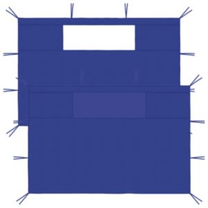U24 lapenes sānu sienas ar logiem 2 gab zilas