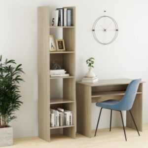 U24 шкаф книжный Sonoma дуб, 40 x 35 x 180 см, ДСП