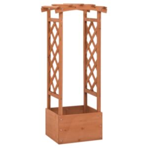 Pood24 võrega taimekast kaarega 49 x 39 x 117 cm, nulupuit
