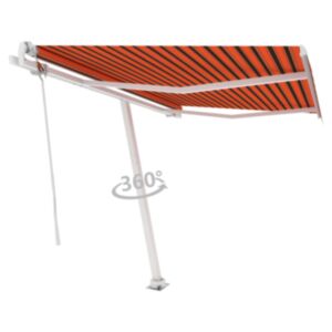 U24 neatkarīga automātiska nojume 300 x 250 cm, oranža / brūna