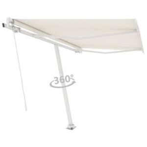 U24 neatkarīga automātiska nojume 350x250 cm, krēms