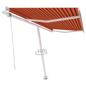 U24 neatkarīga automātiska nojume 450x300 cm oranža / brūna