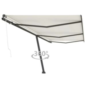 Pood24 iseseisev automaatne varikatus 600x300 cm kreemjas