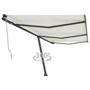 Pood24 iseseisev automaatne varikatus 600x350 cm kreemjas