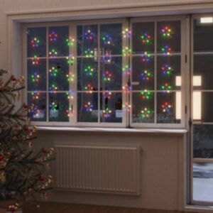 U24 LED gaismas aizkars ar burtiem, 200 LED, krāsa, 8 funkcijas