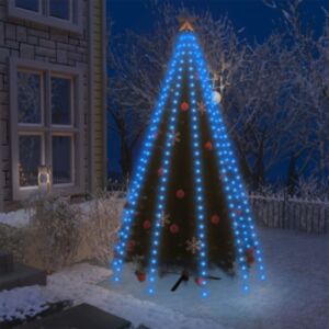 U24 egles lampas, tīkls, 250 LED, zils, 250 cm