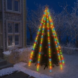 U24 egles gaismekļi, tīkls, 400 LED, krāsaini, 400 cm