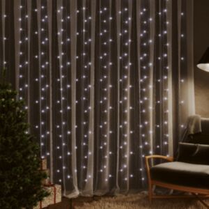 U24 LED световая завеса, 3x3м, 300 светодиодов, холодный белый, 8 функций