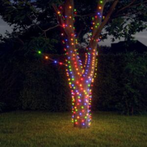 U24 ar saules enerģiju darbināmas gaismas, 5 gab, 5x200 LED, krāsainas, istabai/pagalmam