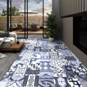 U24 pašlīmējošās grīdas flīzes 20 gab., PVC, 1,86 m², krāsu raksts