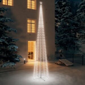 U24 koniska eglīte 752 auksti baltas gaismas diodes, 160 x 500 cm