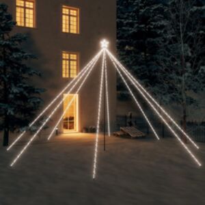 U24 eglīšu lampiņas, istaba/pagalms, 800 LED, auksti balts, 5 m