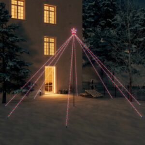 U24 eglīšu lampiņas, istaba/pagalms, 800 LED, krāsaini, 5 m