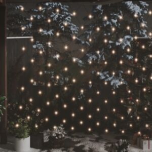 U24 Ziemassvētku gaismas tīkls, silti balts, 4x4 m, 544 LED, istaba un pagalms