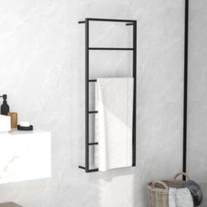 U24 dvieļu žāvētājs, melns, 45 x 10 x 115 cm, tērauds