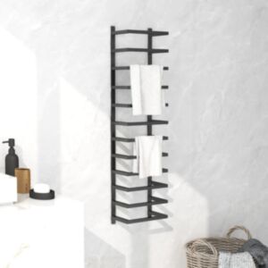 U24 dvieļu žāvētājs, melns, 24 x 12 x 96 cm, tērauds