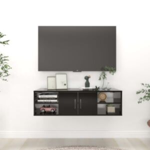 Pood24 seinariiul, must, 102 x 30 x 29 cm, puitlaastplaat