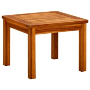U24 dārza kafijas galdiņš 45x45x36 cm, pilns akācijas koks