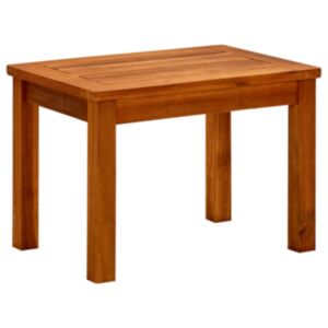 U24 dārza kafijas galdiņš 50x35x36 cm, pilns akācijas koks