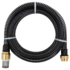 Pood24 imivoolik messingust ühendustega, must 1,1" 3 m PVC
