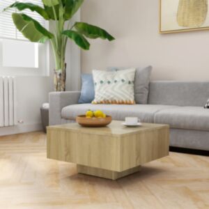 Pood24 kohvilaud, Sonoma tamm, 60 x 60 x 31,5 cm, puitlaastplaat