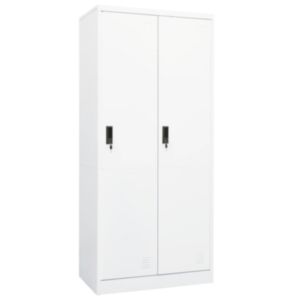 Pood24 garderoob, valge, 80 x 50 x 180 cm, teras