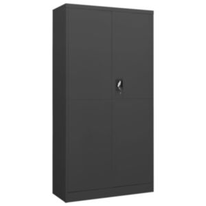 Запираемый шкаф для хранения U24, антрацит, 90 x 40 x 180 см, сталь