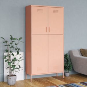 Pood24 garderoob, roosa, 90 x 50 x 180 cm, teras