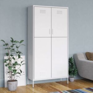 Pood24 garderoob, valge, 90 x 50 x 180 cm, teras