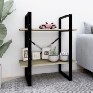 U24 2-х этажный книжный шкаф Sonoma дуб 60x30x70 см ДСП