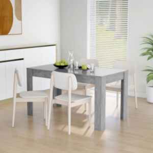 U24 pusdienu galds, betona halle 140x74,5x76 cm skaidu plātne