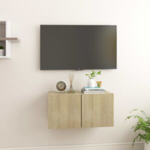 U24 sienas TV skapis, Sonoma ozols 60 x 30 x 30 cm