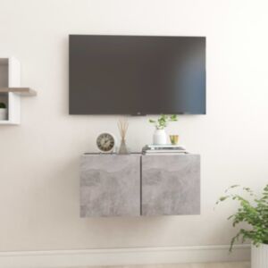 U24 sienas TV skapis, betona halle, 60 x 30 x 30 cm