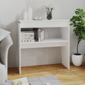 Консольный стол U24, белый, 80 x 30 x 80 см, ДСП