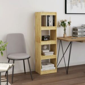 Книжная полка/разделитель U24, 40x30x135,5 см, массив сосны