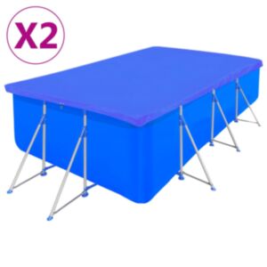 U24 baseina pārvalki 2 gab, PE kvadrāts 90 g / m2 400 x 207 cm