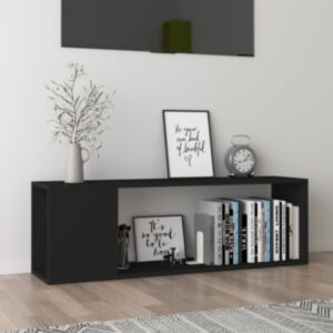 U24 TV statīvs, melns, 100 x 24 x 32 cm, skaidu plātne