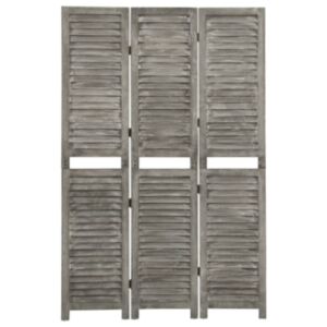 Pood24 3 paneeliga sirm, hall, 106,5 x 166 cm, toekas puit