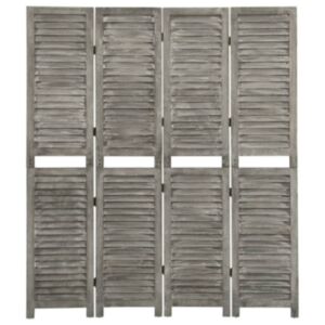 Pood24 4 paneeliga sirm, hall, 143 x 166 cm, toekas puit